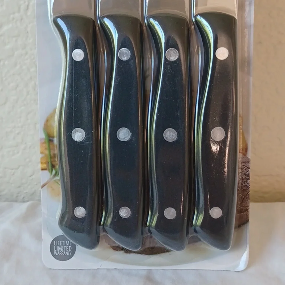 3/$25 SALE 4 PIECE SET Farberware Classic Steak Knives, 4.5